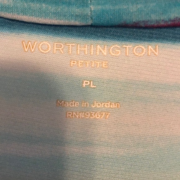 Striped Short Sleeved Blouse - Picture 2 of 2